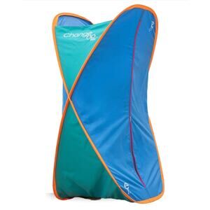 Changeup Kids Pop Up Play Tent Foldable Activity Hub Orange Teal Portable NEW